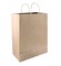 COSCO Gift and Shopping Bags, Kraft with Twisted Paper Handles, 17" x 12" x 6.5", 50 count
